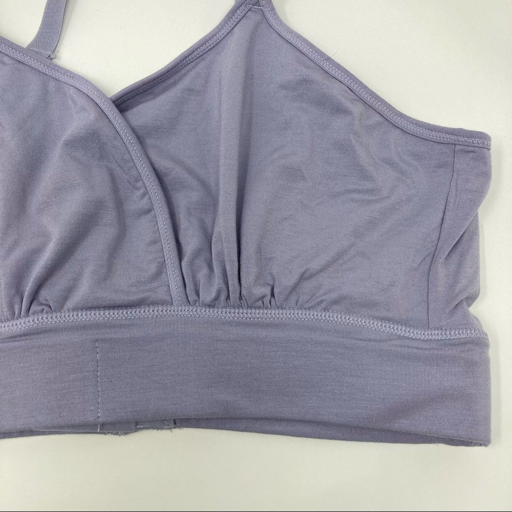 Storq Full Cup Bra Nursing Wireless Lilac - Picture 5 of 13